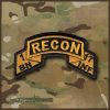 1-17 Infantry Recon / Scout Platoon Embroidered Scroll - Army Ranger Scroll Tab Style - Wax Backing - Image 2