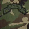1st Ranger Battalion Scroll - Olive Drab Green - Modern Scroll Wax Backed - 3 7/8" x 2"  - U.S. Army Ranger - 75th Infantry Regiment - Sua Sponte - Rangers Lead the Way! - Image 2