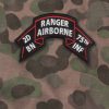 2nd BN Ranger Scroll (OLD STYLE - THIN OUTLINE)  - Wax Backed -  4" x 2 3/8" - Merrowed Edge - Image 2
