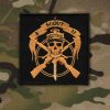 3-17 Infantry Recon Platoon Embroidered Patch with Wax Backing / Old Scout Platoon PT-Shirt Design - 7th Infantry Division (Light) Fort Ord, California - Image 2