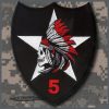 5-2 Infantry (5th Stryker Brigade) Embroidered 2nd ID Patch and STRIKE & DESTROY Scroll - OEF 2009-2010 - Image 2