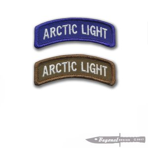 Arctic Light Tabs (PAIR) 6th Infantry Division and 172nd Infantry Brigade - Ft Richardson, Alaska - Light Infantry