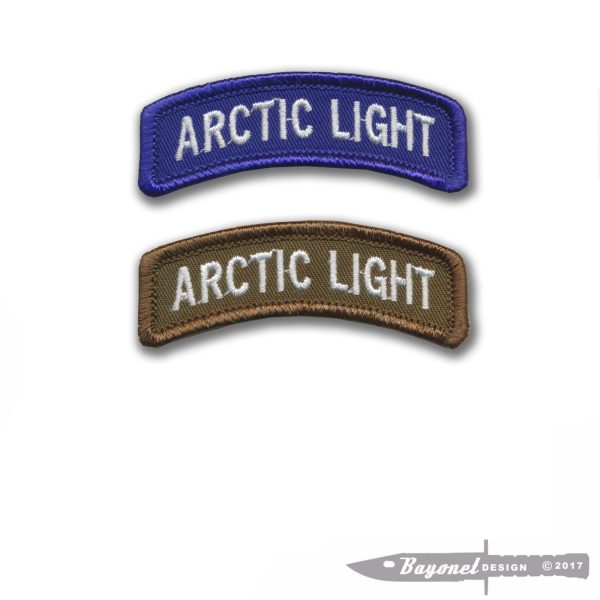 Arctic Light Tabs (PAIR) 6th Infantry Division and 172nd Infantry Brigade - Ft Richardson, Alaska - Light Infantry