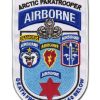 US Paratrooper - US Airborne - Arctic Paratrooper - Alaska Airborne - US Ranger - Highly Detailed 3 3/4" X 5 3/4" Merrowed Edged Patch with Wax Backing - Image 2
