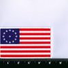 Cowpens American flag patch with HOOK & LOOP (Velcro) backing - Large 5 X 3 in. (Cowpens), White Merrowed Edge, USA, Veterans, Morale, Police, Motorcycle - Chest Rig - Image 2