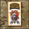 Comanche Company Embroidered Patch - 1-501st Airborne - Arctic Paratrooper - US Airborne Ranger - 5 1/2" X 3" Wax Backed Patch - Image 2