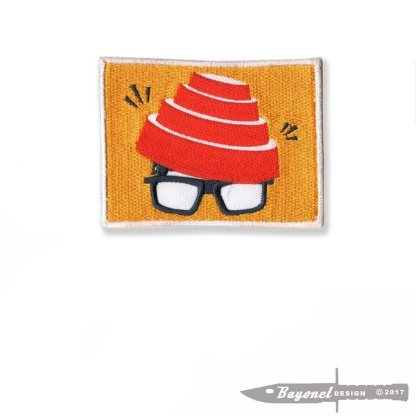 New Wave Music - Alternative 80s - Synth Pop - Devo - 4" X 3" embroidered Patch