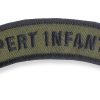 US Army Expert Infantry Tab (3 1/2" X 1") OLIVE DRAB EIB - 11B and 11C - Ft Benning Georgia - Grunt - Harmony Church - Sand Hill - Iron On (Wax Backing) - Image 2