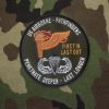 US Pathfinder Patch - US Paratrooper - Airborne - First In, Last Out - Wax Backing (4 5/8" Diameter) - Image 2