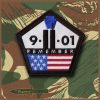 Remember "9-11-2001" 3 3/4" X 3 5/8" Embroidered Tribute Patch with WAX backing - Bikers - Firefighters - Police - EMT - Twin Towers - The Pentagon - Shanksville, PA - Image 3