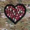 Skull Heart - Embroidered Patch - Approximately 4.25" X 3 75" - Wax Back - Women Bikers - Women Riders - Image 2